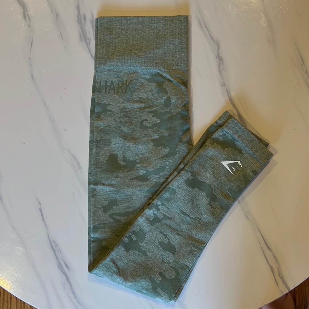 Green Gym Shark Leggings
